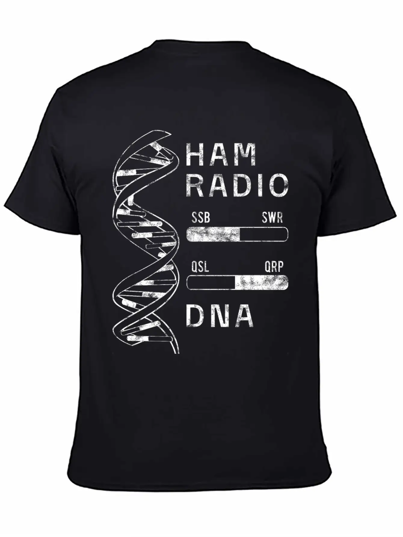 Cool Ham Radio My DNA Women Men Breathable Soft Cotton T-Shirt – Timeless Casual Look
