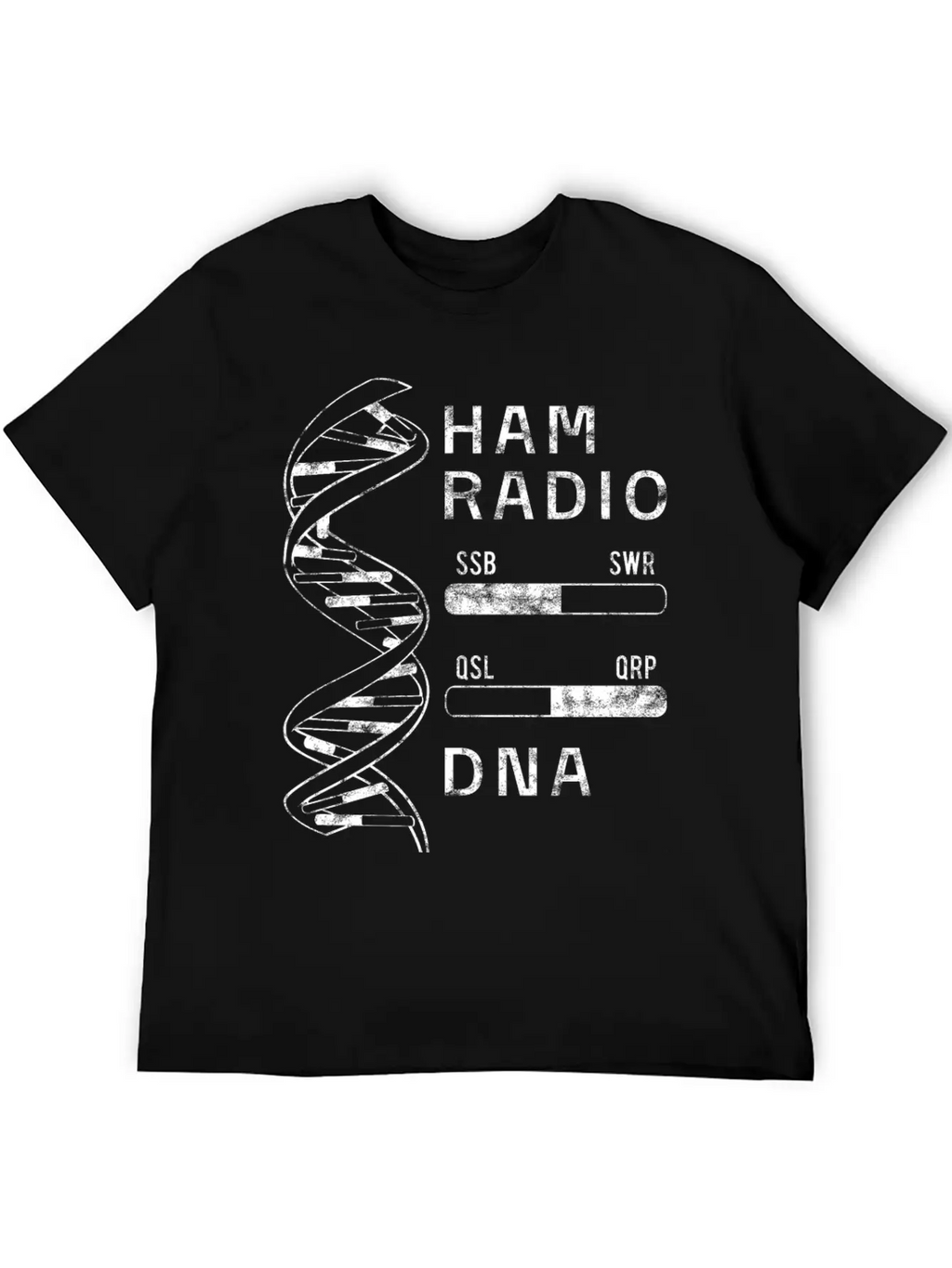 Cool Ham Radio My DNA Women Men Breathable Soft Cotton T-Shirt – Timeless Casual Look