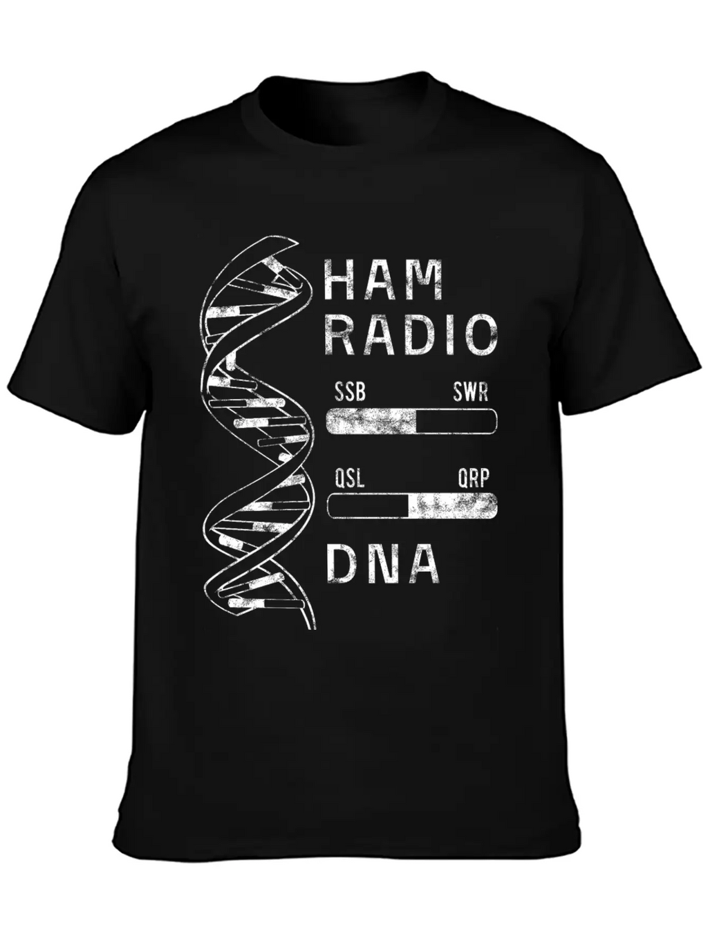 Cool Ham Radio My DNA Women Men Breathable Soft Cotton T-Shirt – Timeless Casual Look