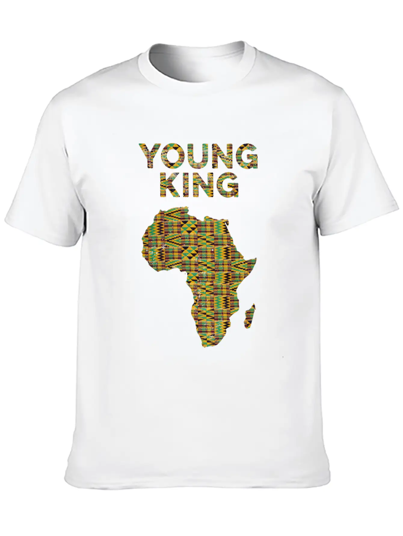 Cool Kente Cloth Art Kids Girls African Young King Unisex Casual T-Shirt – Clean Design For Daily Comfort