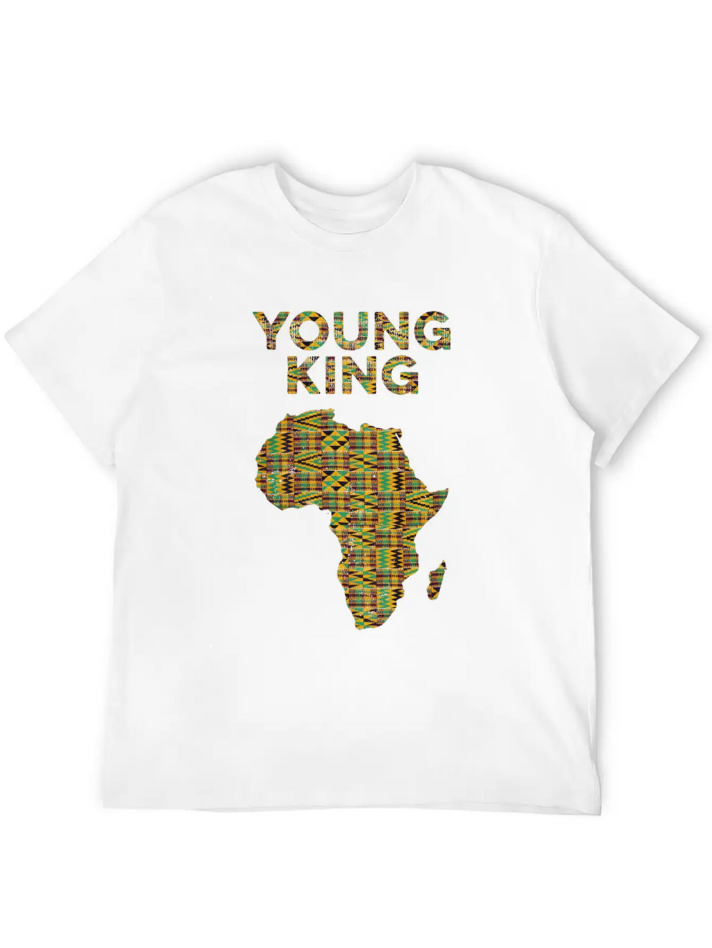 Cool Kente Cloth Art Kids Girls African Young King Unisex Casual T-Shirt – Clean Design For Daily Comfort
