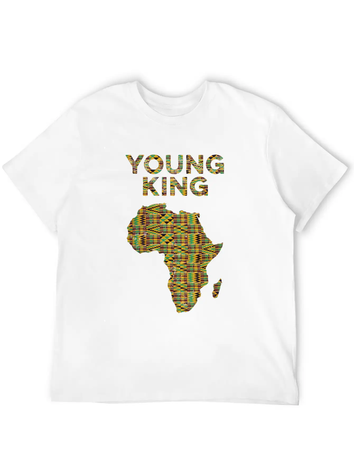 Cool Kente Cloth Art Kids Girls African Young King Unisex Casual T-Shirt – Clean Design For Daily Comfort