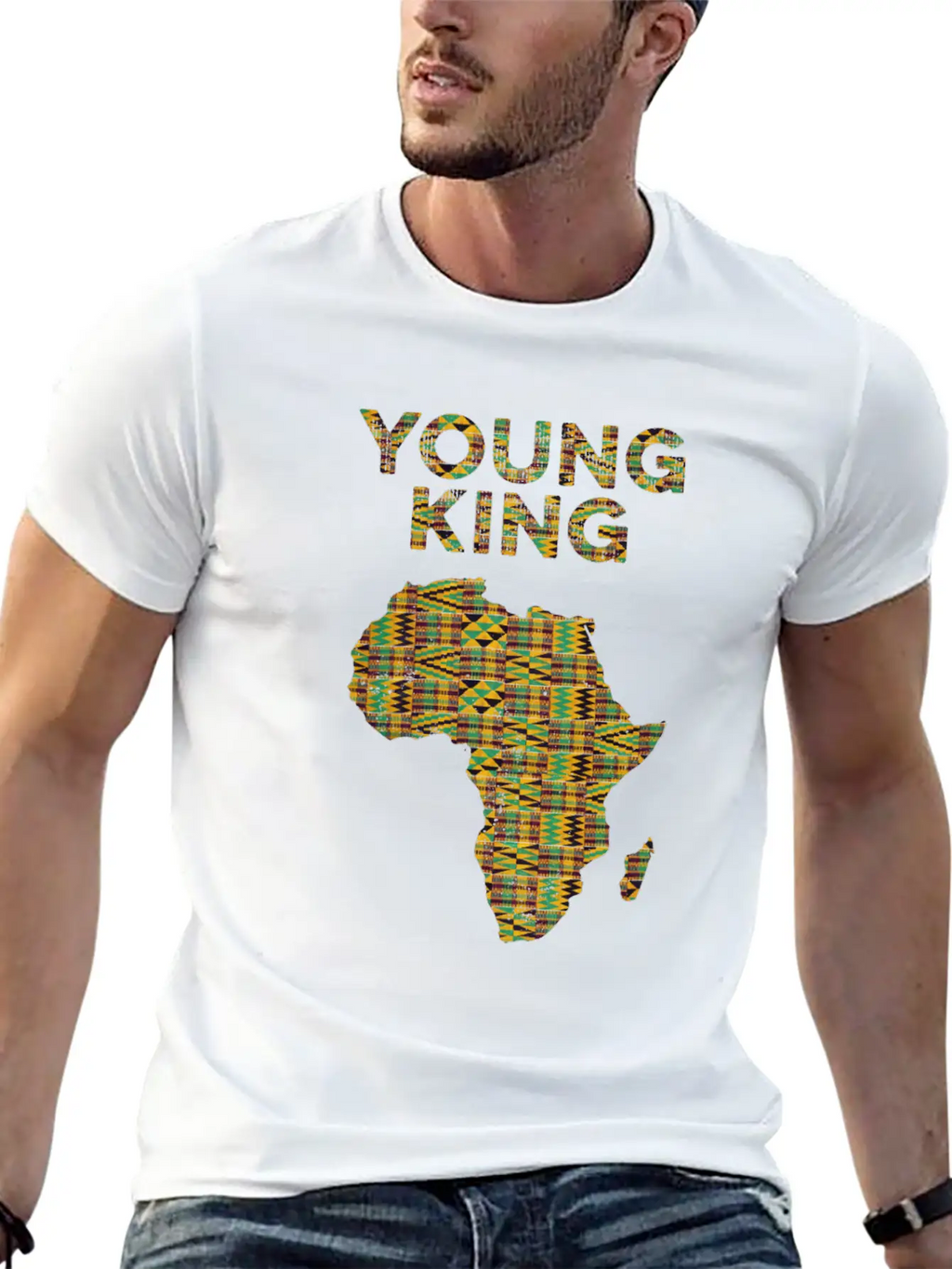 Cool Kente Cloth Art Kids Girls African Young King Unisex Casual T-Shirt – Clean Design For Daily Comfort