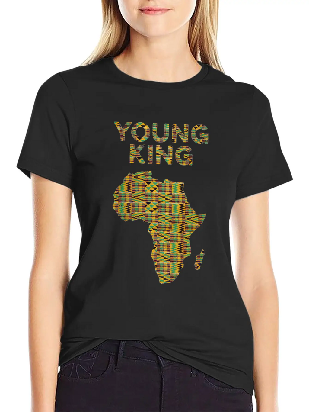 Cool Kente Cloth Art Kids Girls African Young King Unisex Casual T-Shirt – Clean Design For Daily Comfort