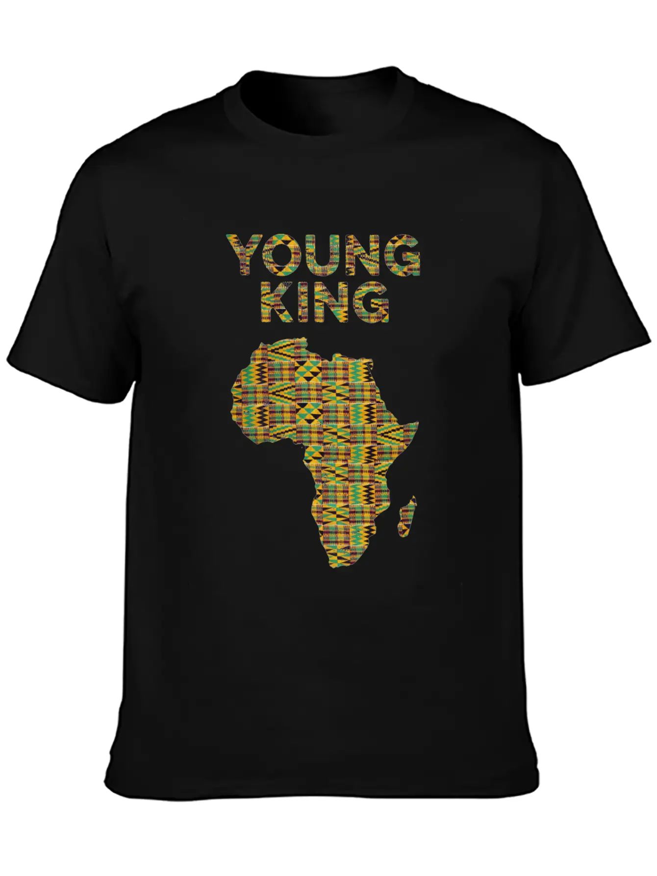 Cool Kente Cloth Art Kids Girls African Young King Unisex Casual T-Shirt – Clean Design For Daily Comfort