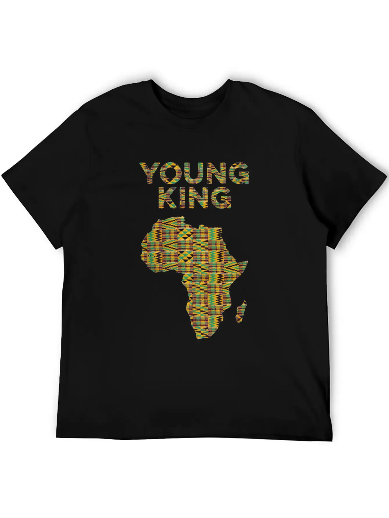 Cool Kente Cloth Art Kids Girls African Young King Unisex Casual T-Shirt – Clean Design For Daily Comfort