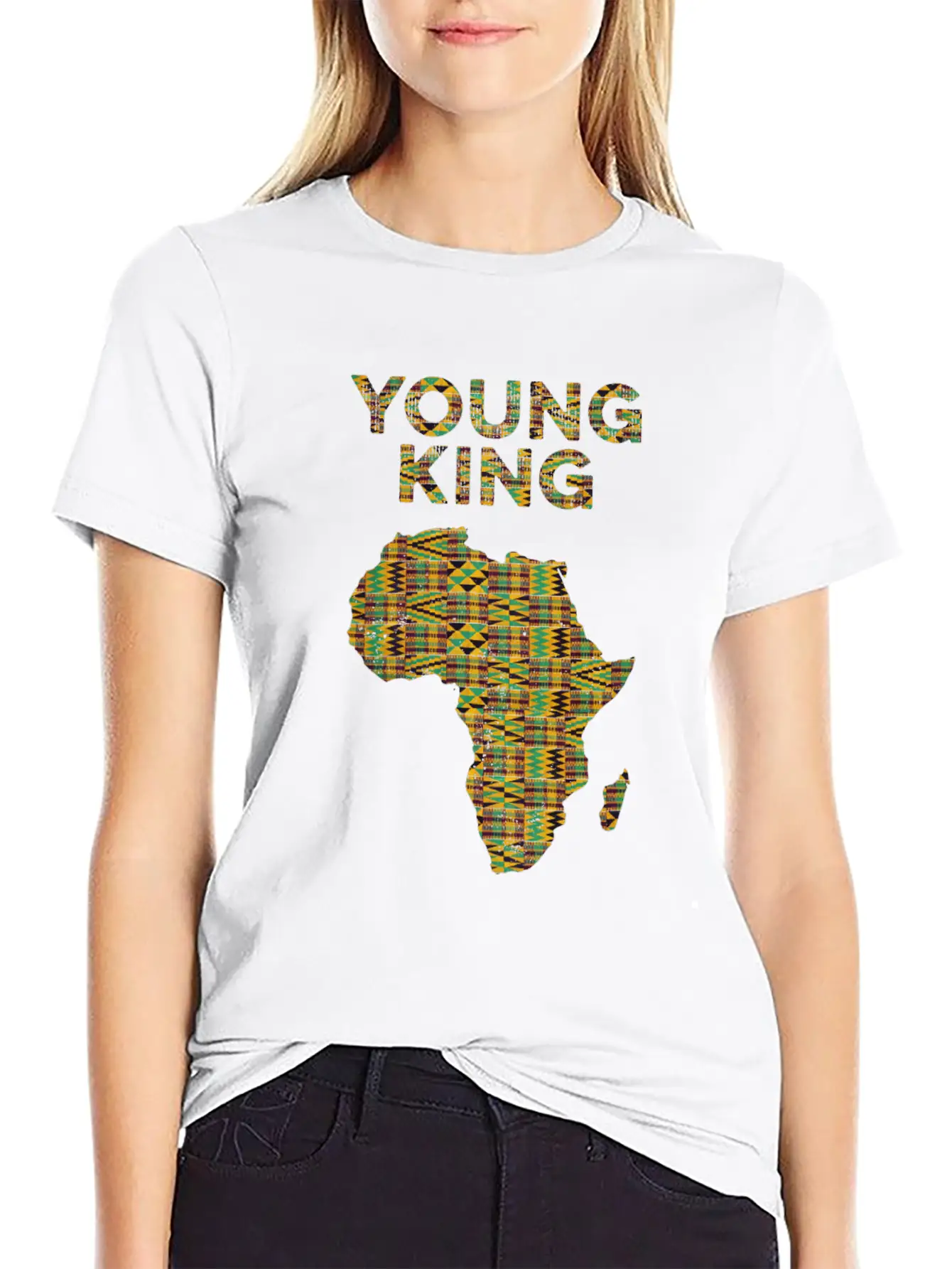 Cool Kente Cloth Art Kids Girls African Young King Unisex Casual T-Shirt – Clean Design For Daily Comfort