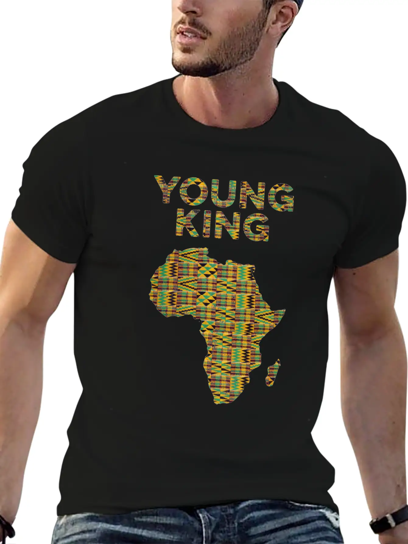 Cool Kente Cloth Art Kids Girls African Young King Unisex Casual T-Shirt – Clean Design For Daily Comfort