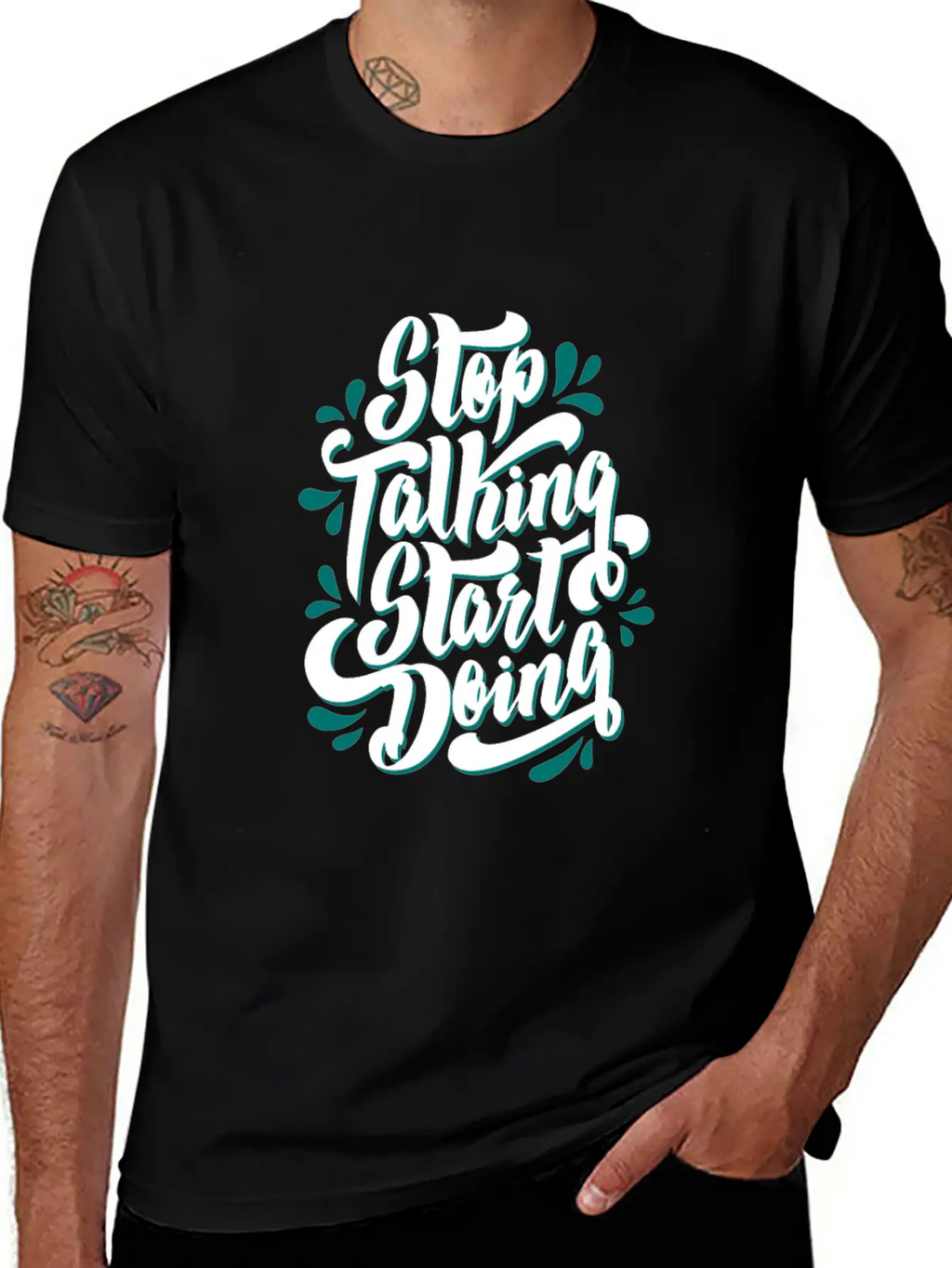 Cool Motivation Graphic Quote Design Shirt Basic Graphic T-Shirt – Daily Comfort In Soft Cotton