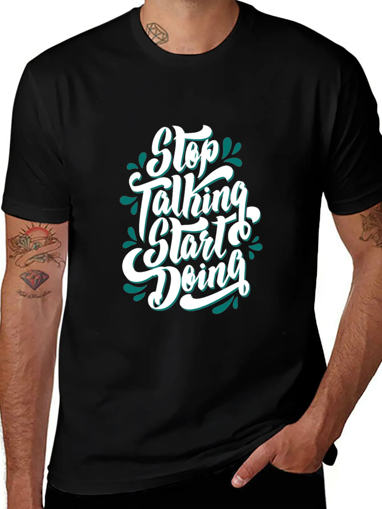 Cool Motivation Graphic Quote Design Shirt Basic Graphic T-Shirt – Daily Comfort In Soft Cotton