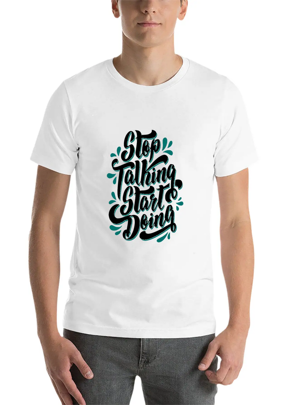 Cool Motivation Graphic Quote Design Shirt Basic Graphic T-Shirt – Daily Comfort In Soft Cotton