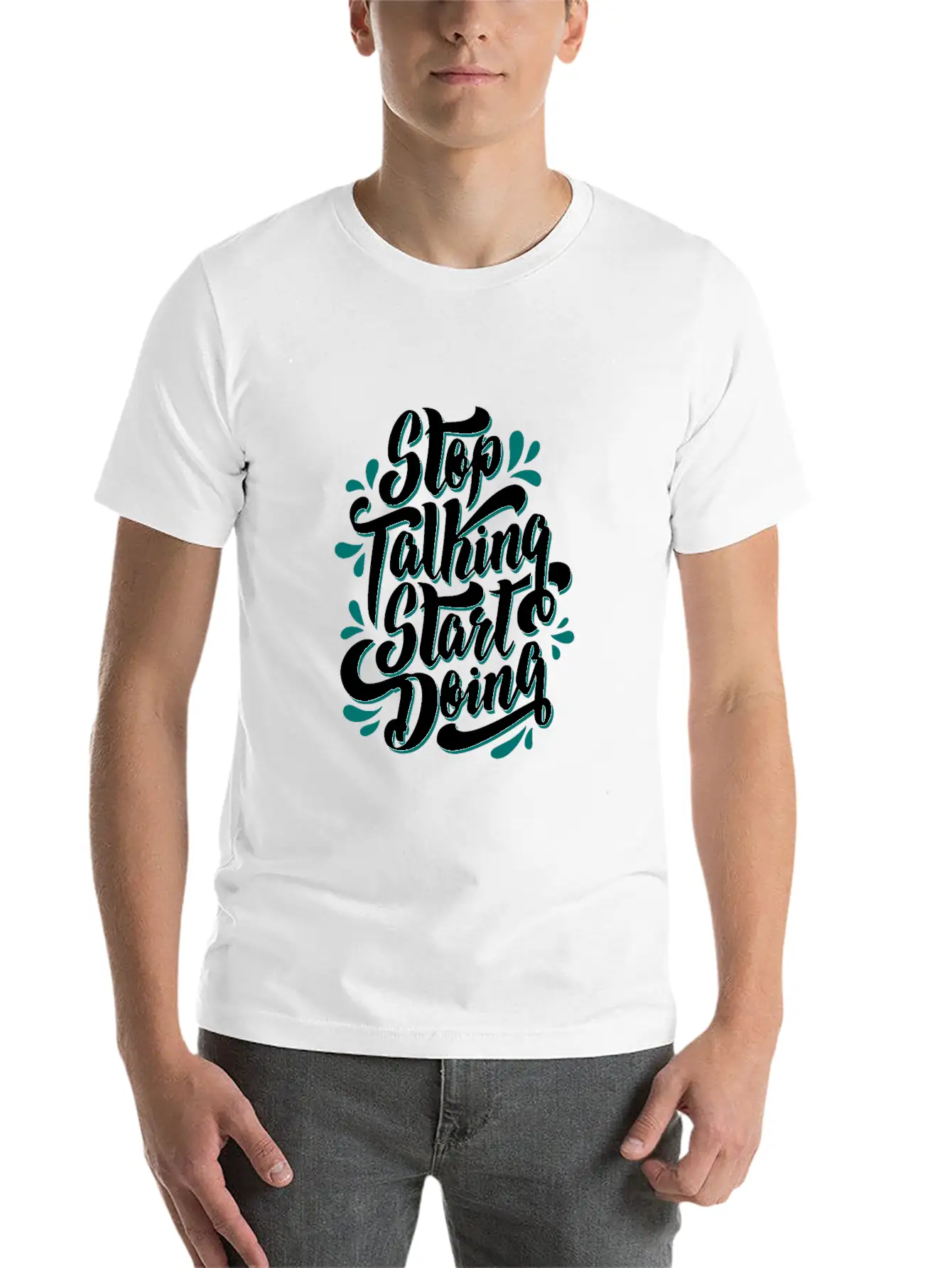 Cool Motivation Graphic Quote Design Shirt Basic Graphic T-Shirt – Daily Comfort In Soft Cotton