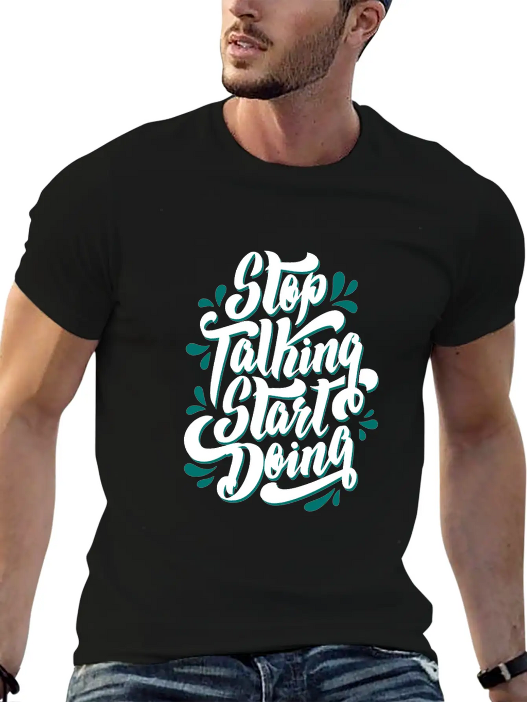 Cool Motivation Graphic Quote Design Shirt Basic Graphic T-Shirt – Daily Comfort In Soft Cotton