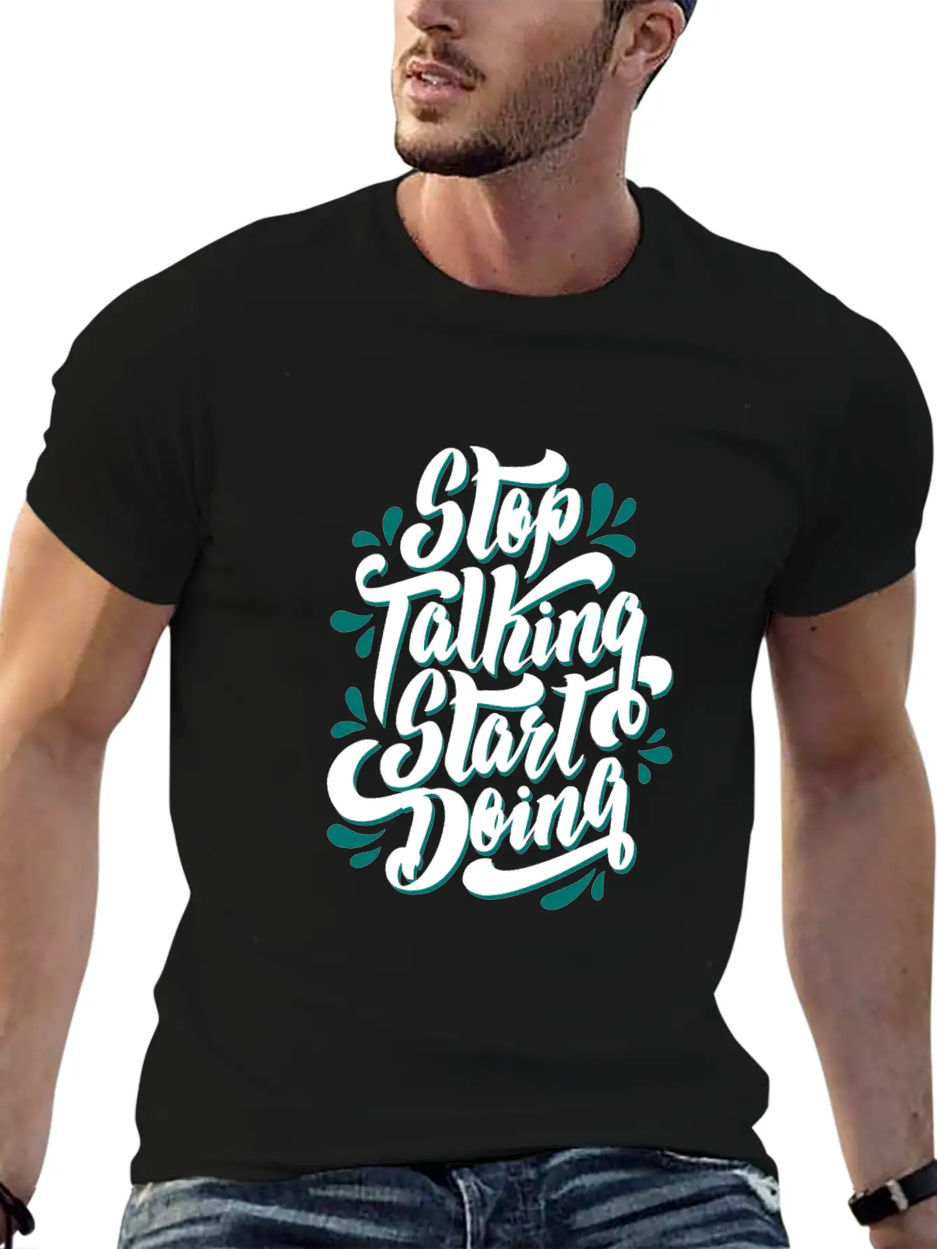 Cool Motivation Graphic Quote Design Shirt Basic Graphic T-Shirt – Daily Comfort In Soft Cotton