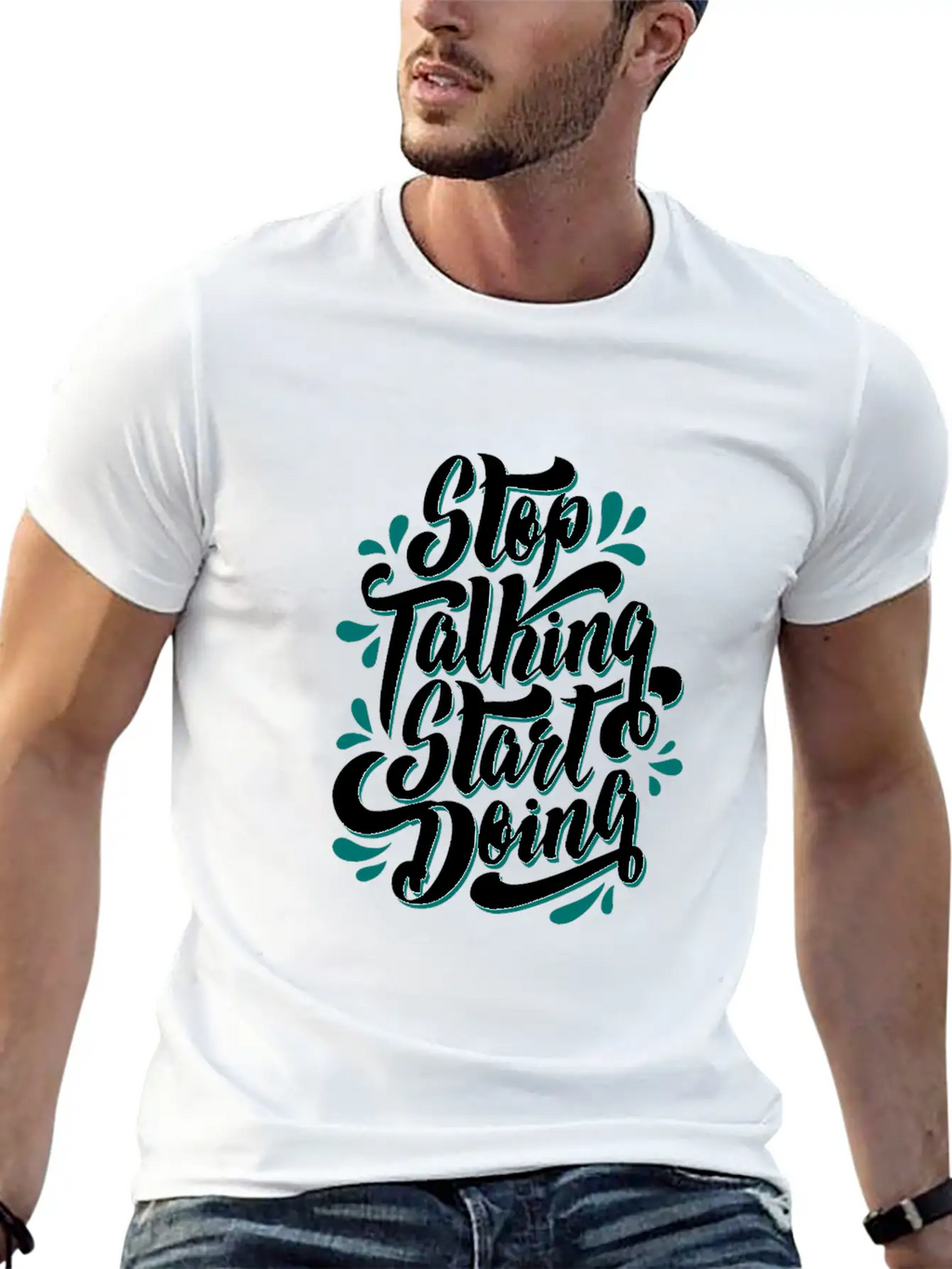 Cool Motivation Graphic Quote Design Shirt Basic Graphic T-Shirt – Daily Comfort In Soft Cotton