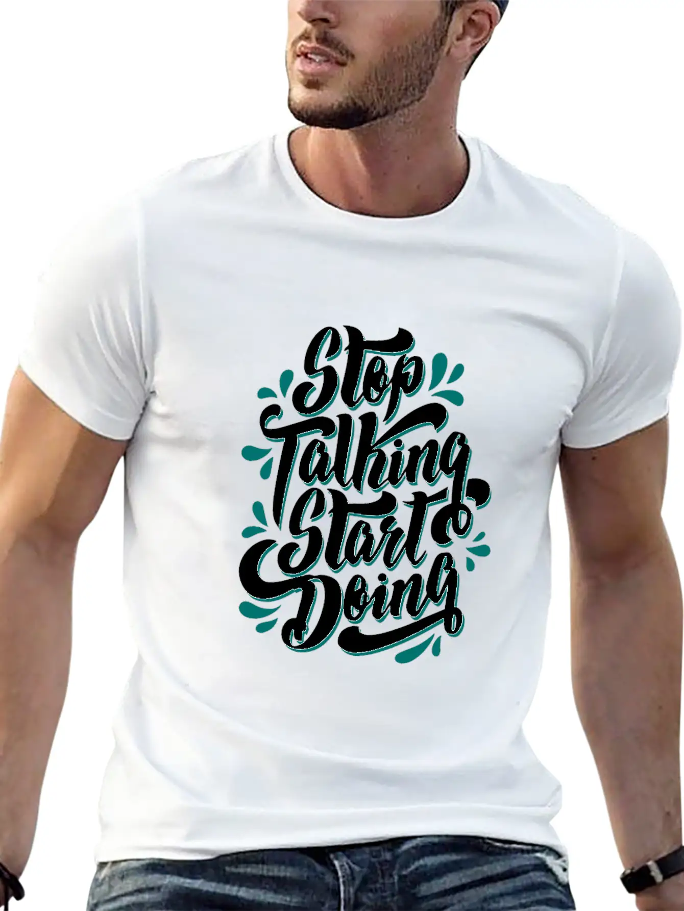 Cool Motivation Graphic Quote Design Shirt Basic Graphic T-Shirt – Daily Comfort In Soft Cotton
