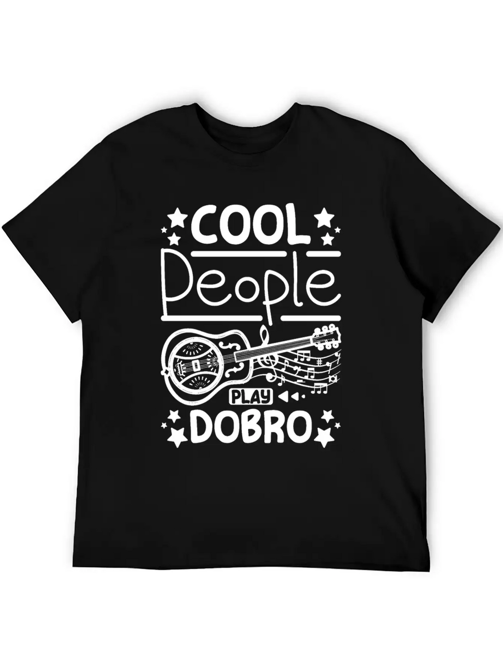 Cool People Play Dobro Resonator Guitar Breathable Graphic T-Shirt – Perfect For Casual Days