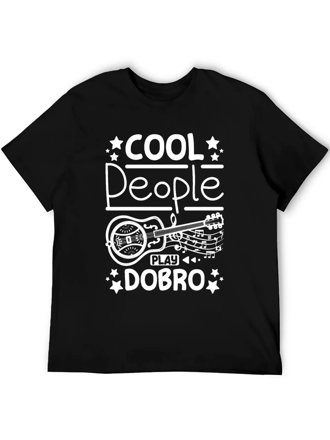 Cool People Play Dobro Resonator Guitar Breathable Graphic T-Shirt – Perfect For Casual Days
