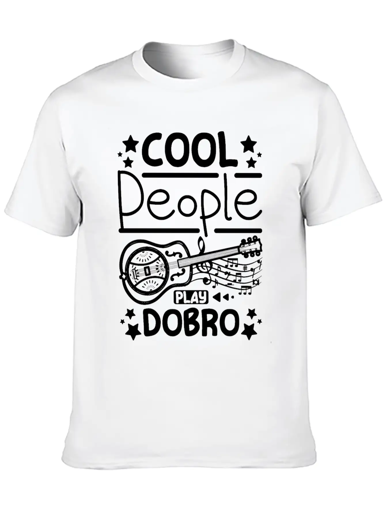 Cool People Play Dobro Resonator Guitar Breathable Graphic T-Shirt – Perfect For Casual Days