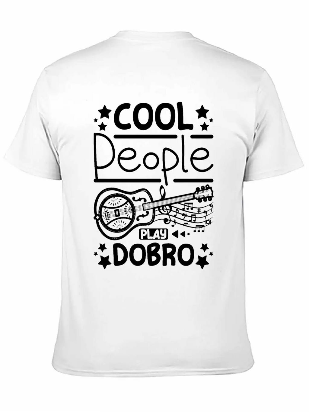 Cool People Play Dobro Resonator Guitar Breathable Graphic T-Shirt – Perfect For Casual Days