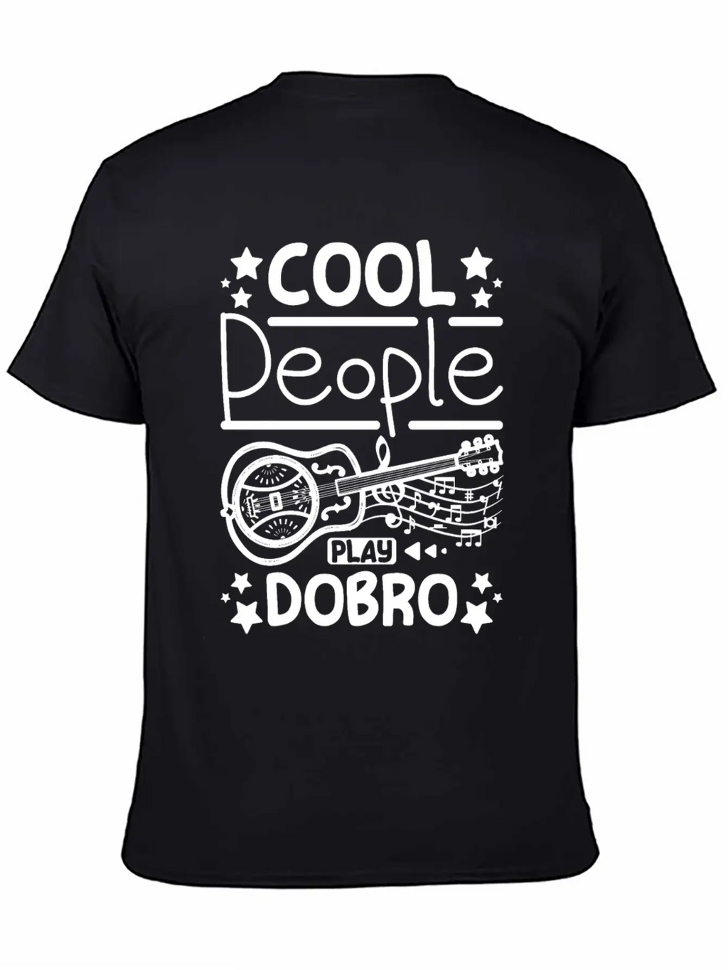 Cool People Play Dobro Resonator Guitar Breathable Graphic T-Shirt – Perfect For Casual Days