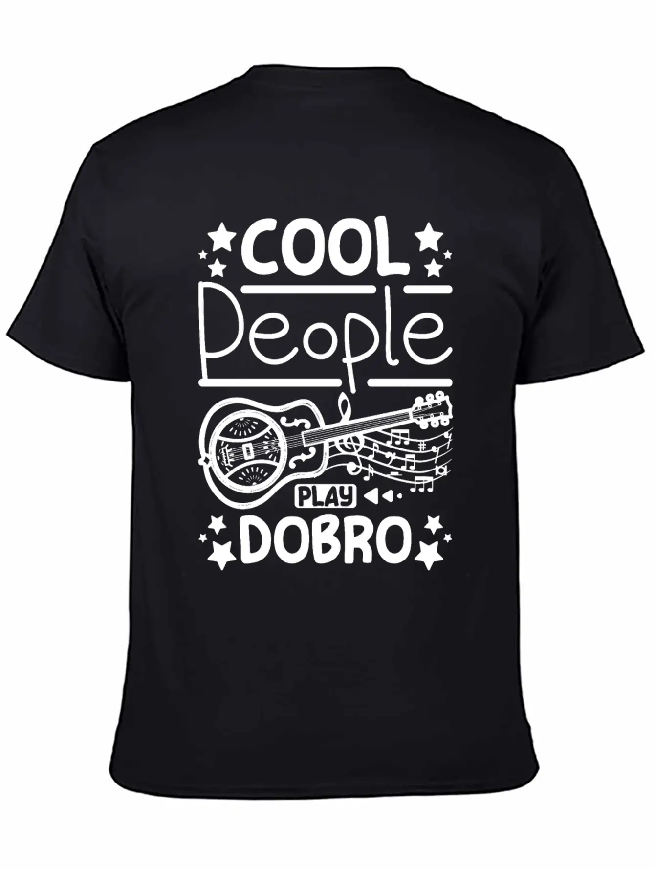 Cool People Play Dobro Resonator Guitar Breathable Graphic T-Shirt – Perfect For Casual Days