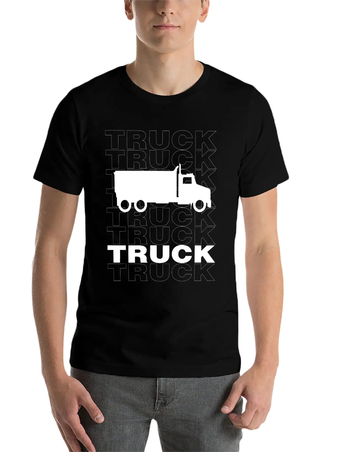 Cool Truck Urban Design Streetwear Classic Cotton Tee – Unisex Comfort For Any Season