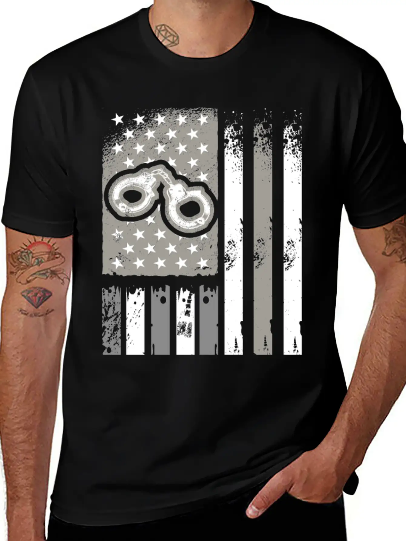 Correctional Probation Officer Thin Grey Line Unisex Casual T-Shirt – Clean Design For Daily Comfort