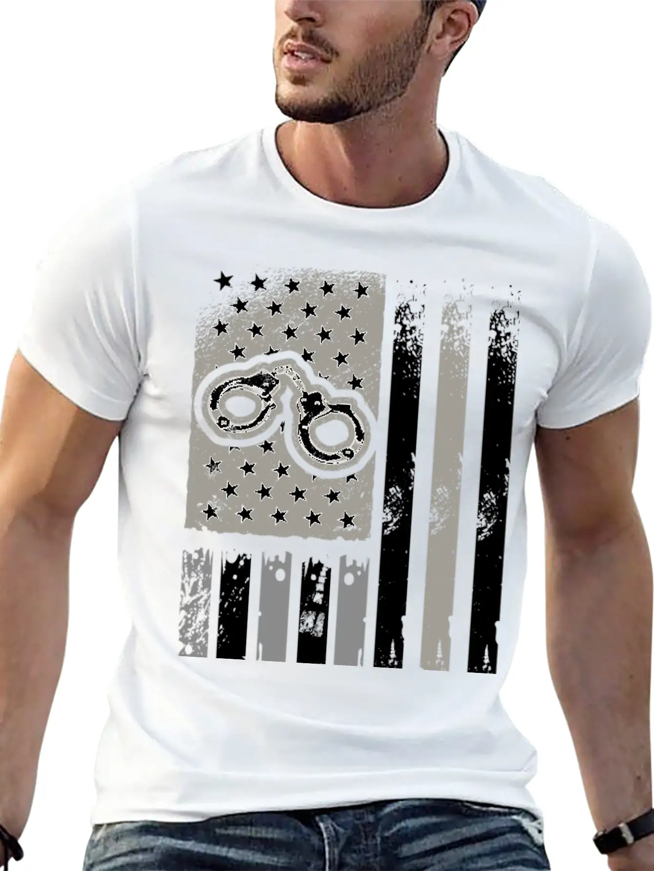 Correctional Probation Officer Thin Grey Line Unisex Casual T-Shirt – Clean Design For Daily Comfort