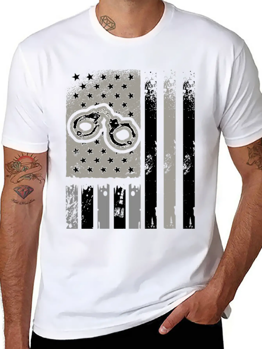 Correctional Probation Officer Thin Grey Line Unisex Casual T-Shirt – Clean Design For Daily Comfort