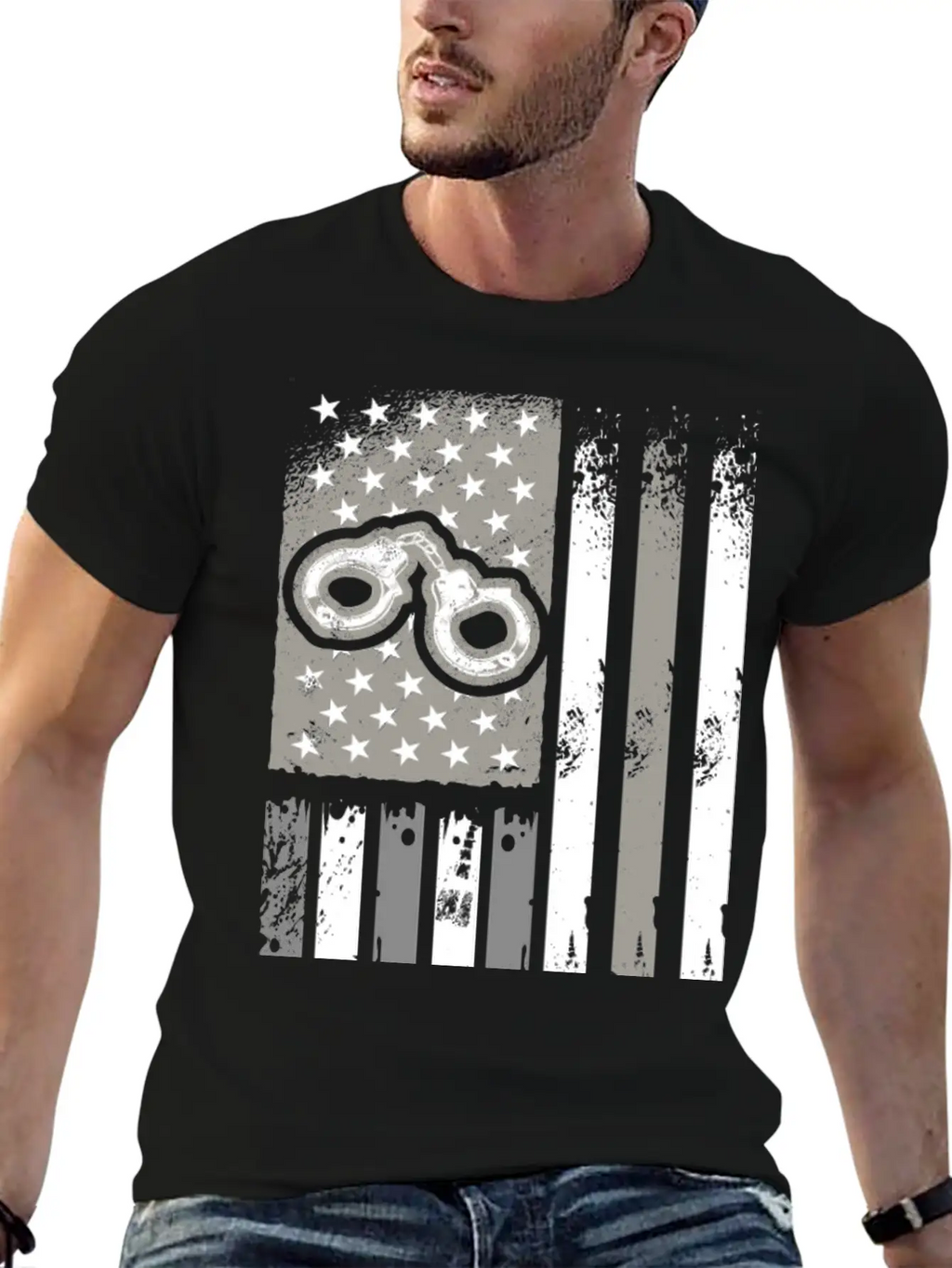 Correctional Probation Officer Thin Grey Line Unisex Casual T-Shirt – Clean Design For Daily Comfort