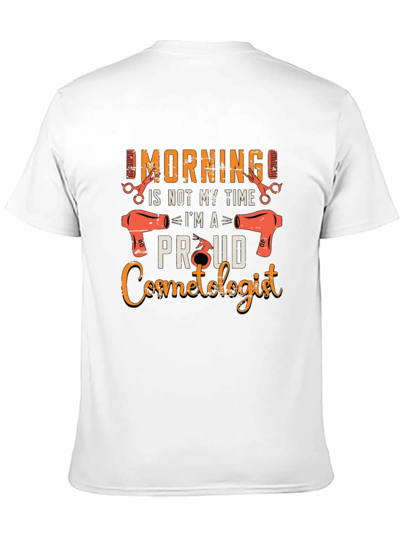 Cosmetologist Morning Is Not My Time Esthetician Timeless Short Sleeve Tee – Comfy And Minimalist Design