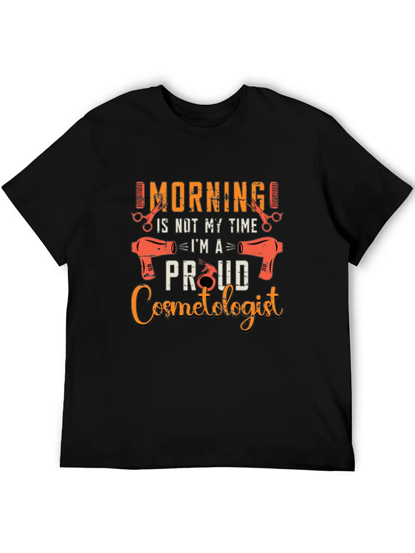 Cosmetologist Morning Is Not My Time Esthetician Timeless Short Sleeve Tee – Comfy And Minimalist Design