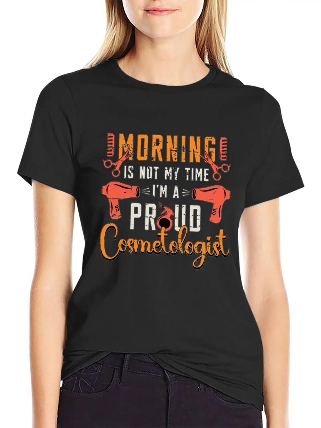 Cosmetologist Morning Is Not My Time Esthetician Timeless Short Sleeve Tee – Comfy And Minimalist Design