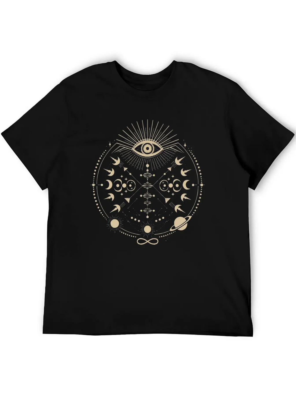 Cosmic Energy Life Energy Universal Force Unisex Casual T-Shirt – Clean Design For Daily Comfort