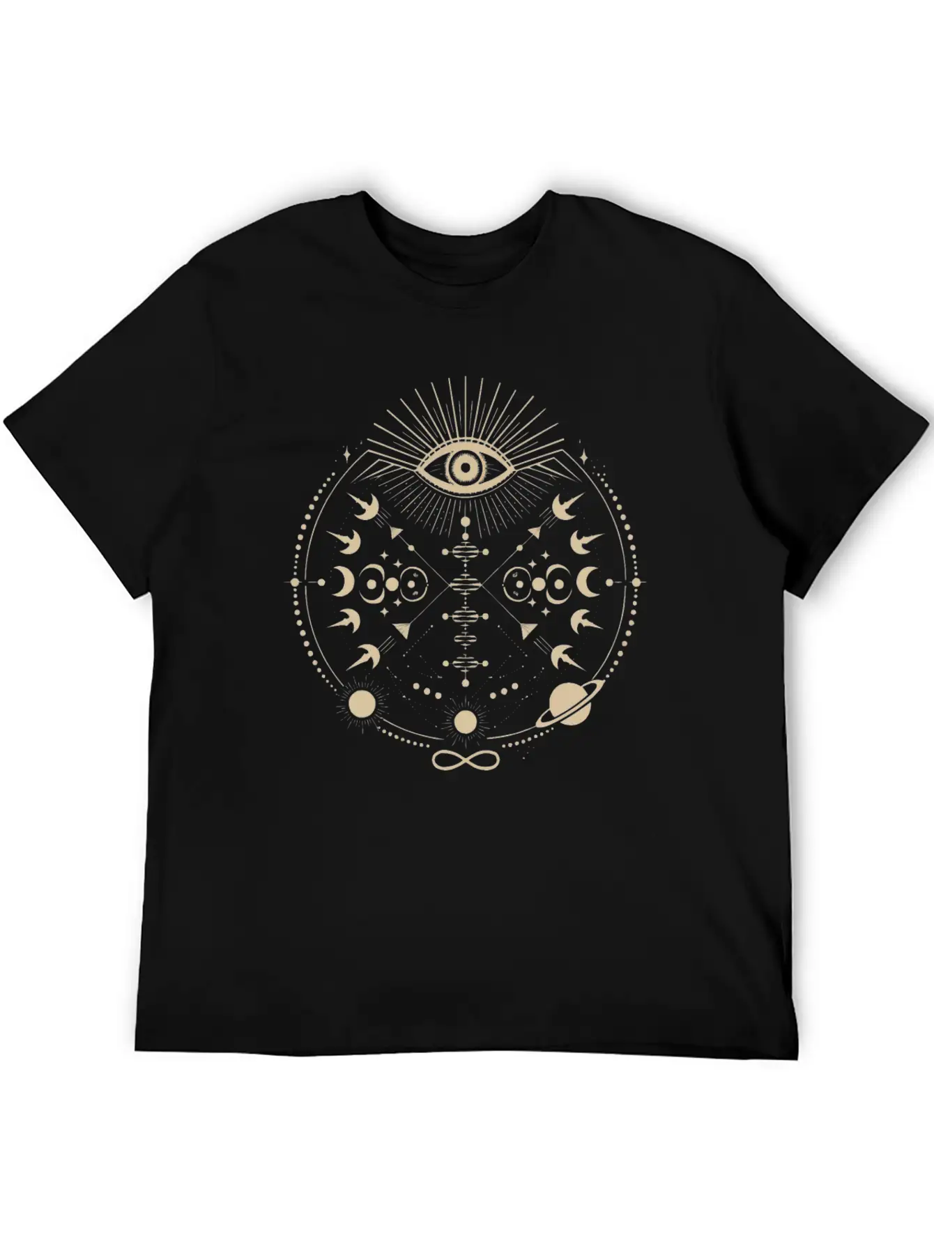 Cosmic Energy Life Energy Universal Force Unisex Casual T-Shirt – Clean Design For Daily Comfort
