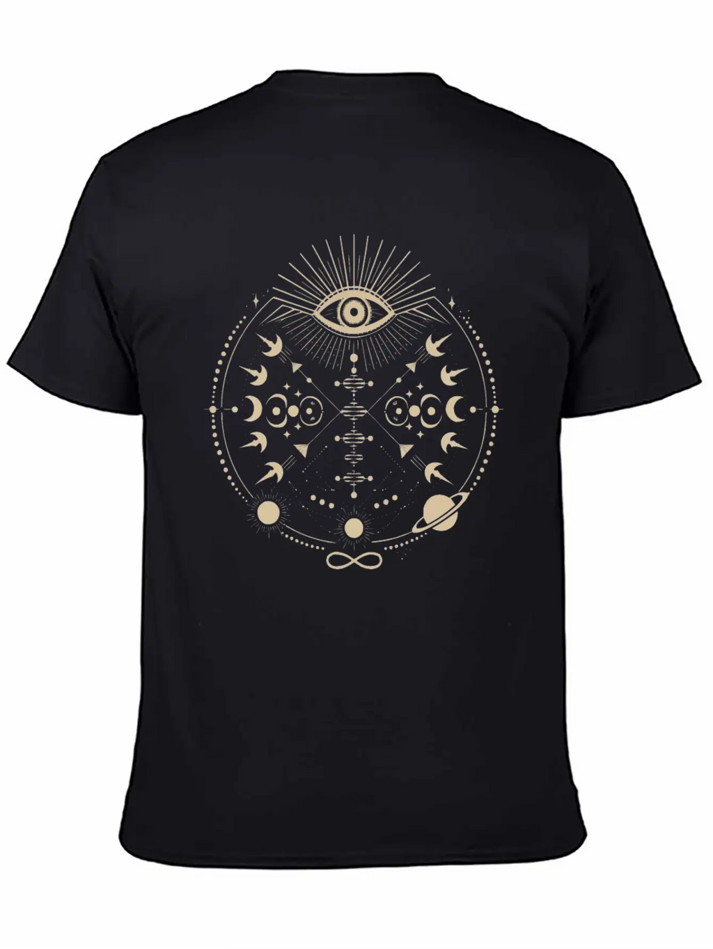 Cosmic Energy Life Energy Universal Force Unisex Casual T-Shirt – Clean Design For Daily Comfort