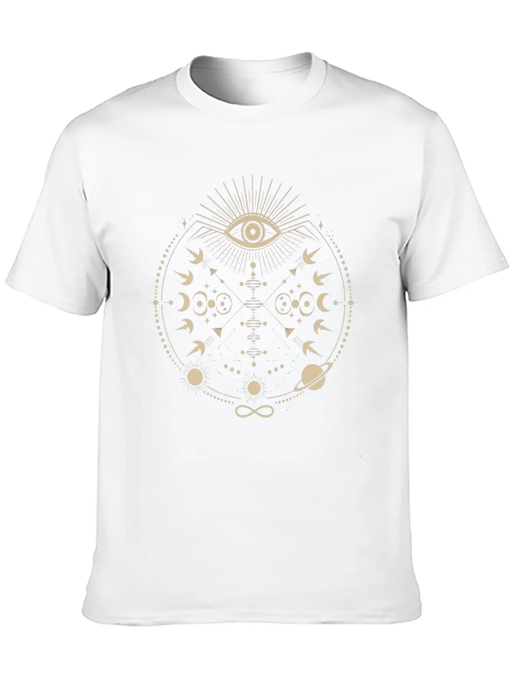 Cosmic Energy Life Energy Universal Force Unisex Casual T-Shirt – Clean Design For Daily Comfort