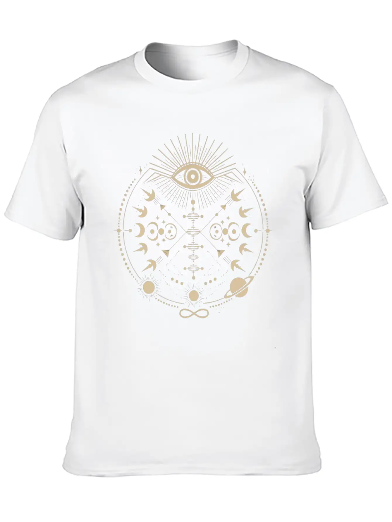 Cosmic Energy Life Energy Universal Force Unisex Casual T-Shirt – Clean Design For Daily Comfort