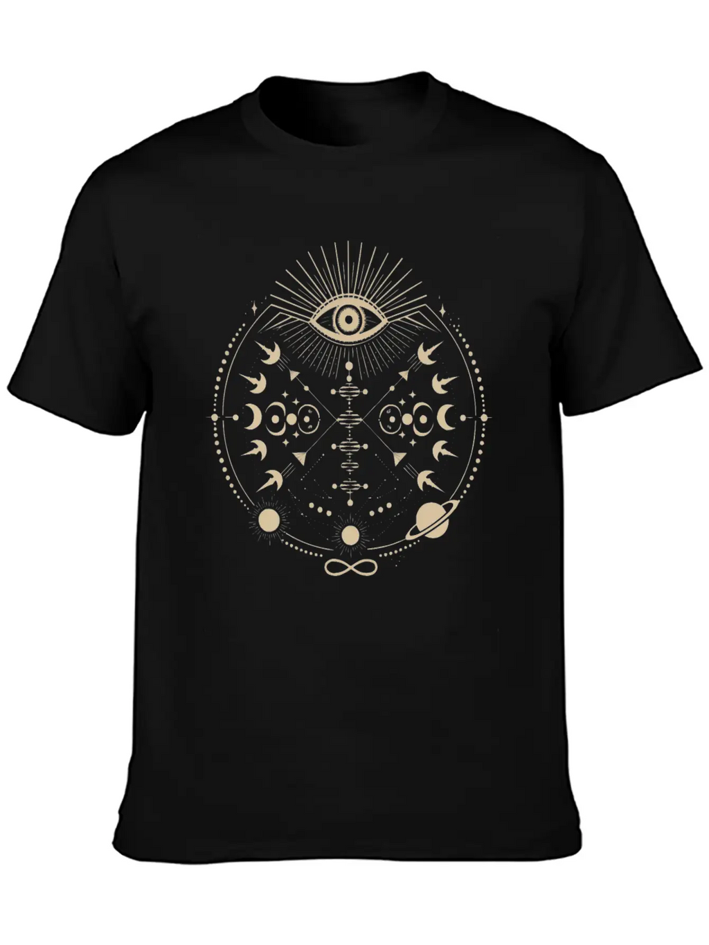 Cosmic Energy Life Energy Universal Force Unisex Casual T-Shirt – Clean Design For Daily Comfort