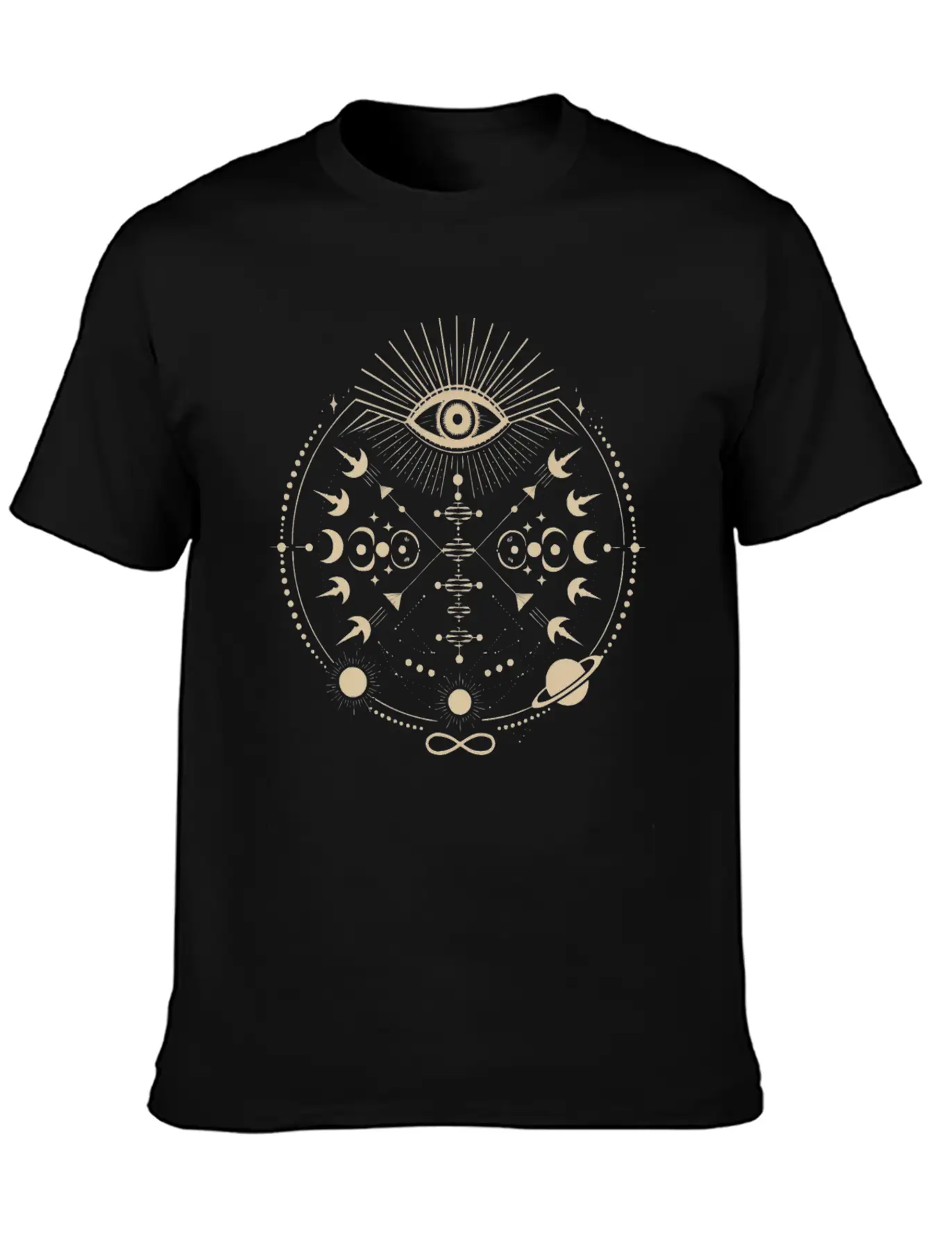 Cosmic Energy Life Energy Universal Force Unisex Casual T-Shirt – Clean Design For Daily Comfort