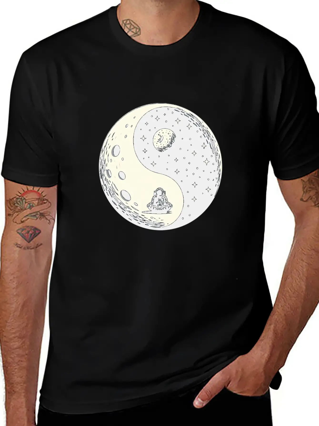 Cosmic Harmony Unisex Casual T-Shirt – Clean Design For Daily Comfort