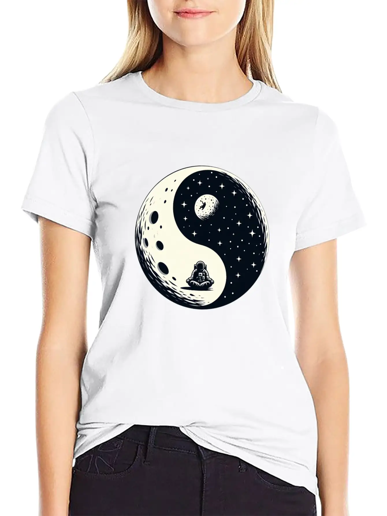 Cosmic Harmony Unisex Casual T-Shirt – Clean Design For Daily Comfort