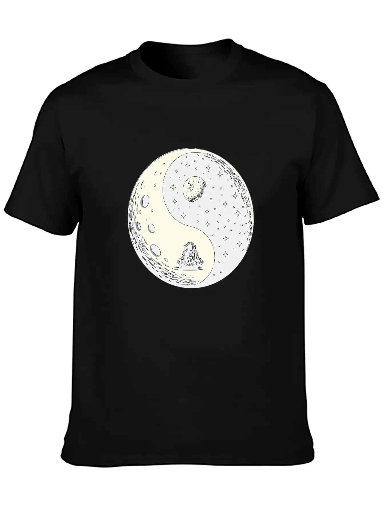 Cosmic Harmony Unisex Casual T-Shirt – Clean Design For Daily Comfort