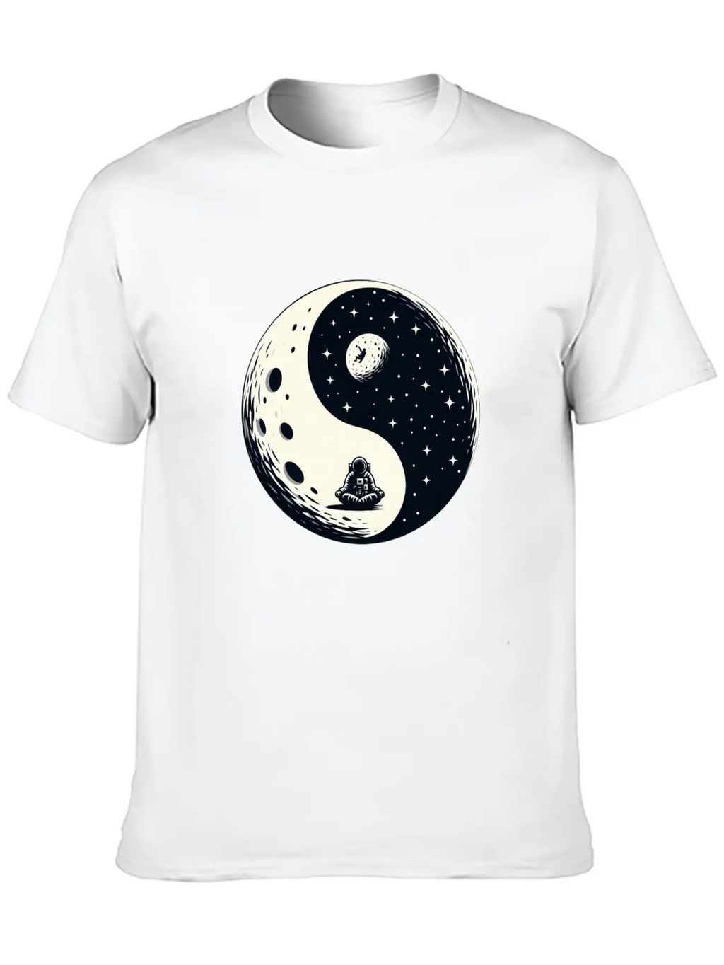 Cosmic Harmony Unisex Casual T-Shirt – Clean Design For Daily Comfort