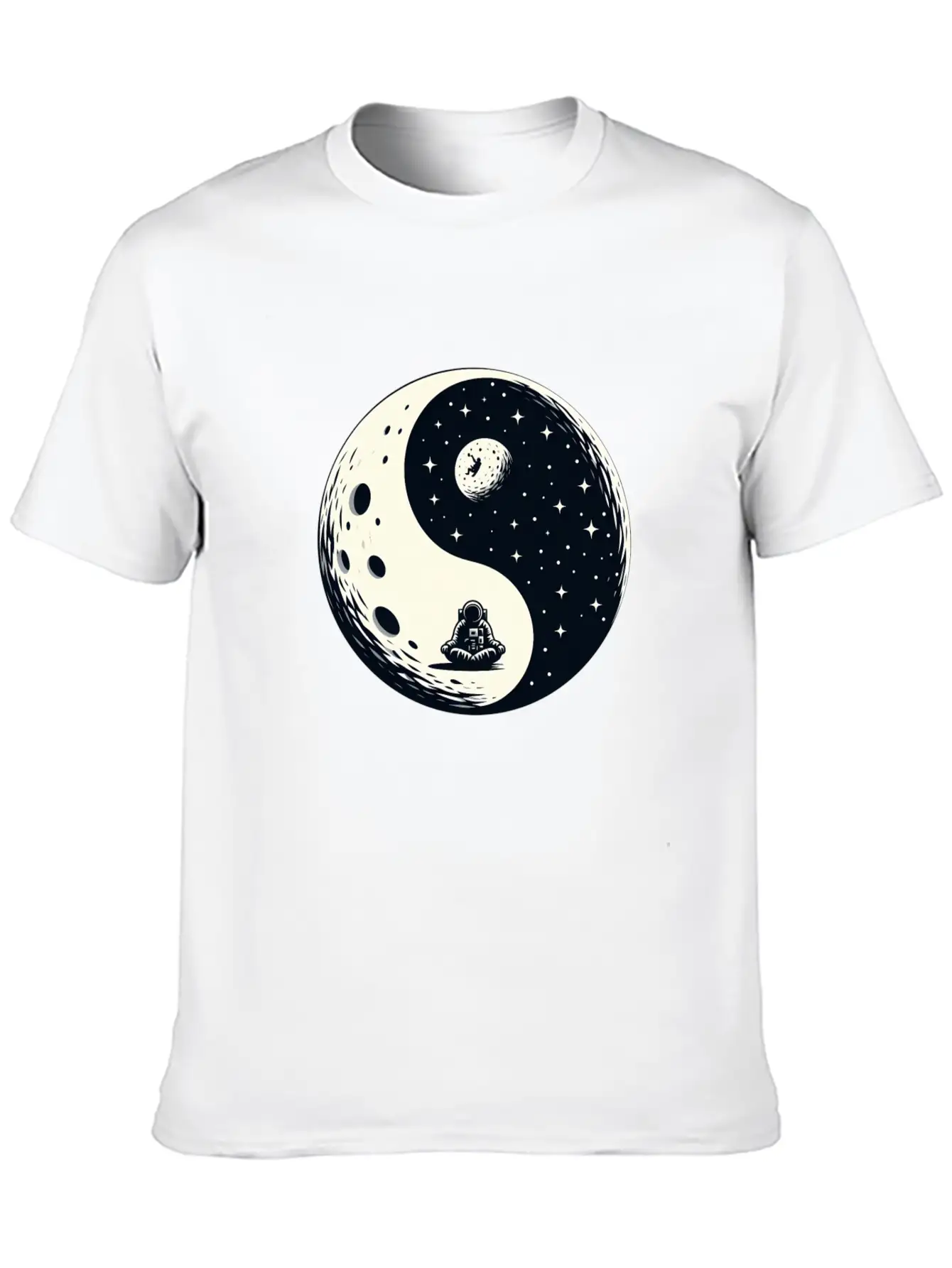 Cosmic Harmony Unisex Casual T-Shirt – Clean Design For Daily Comfort