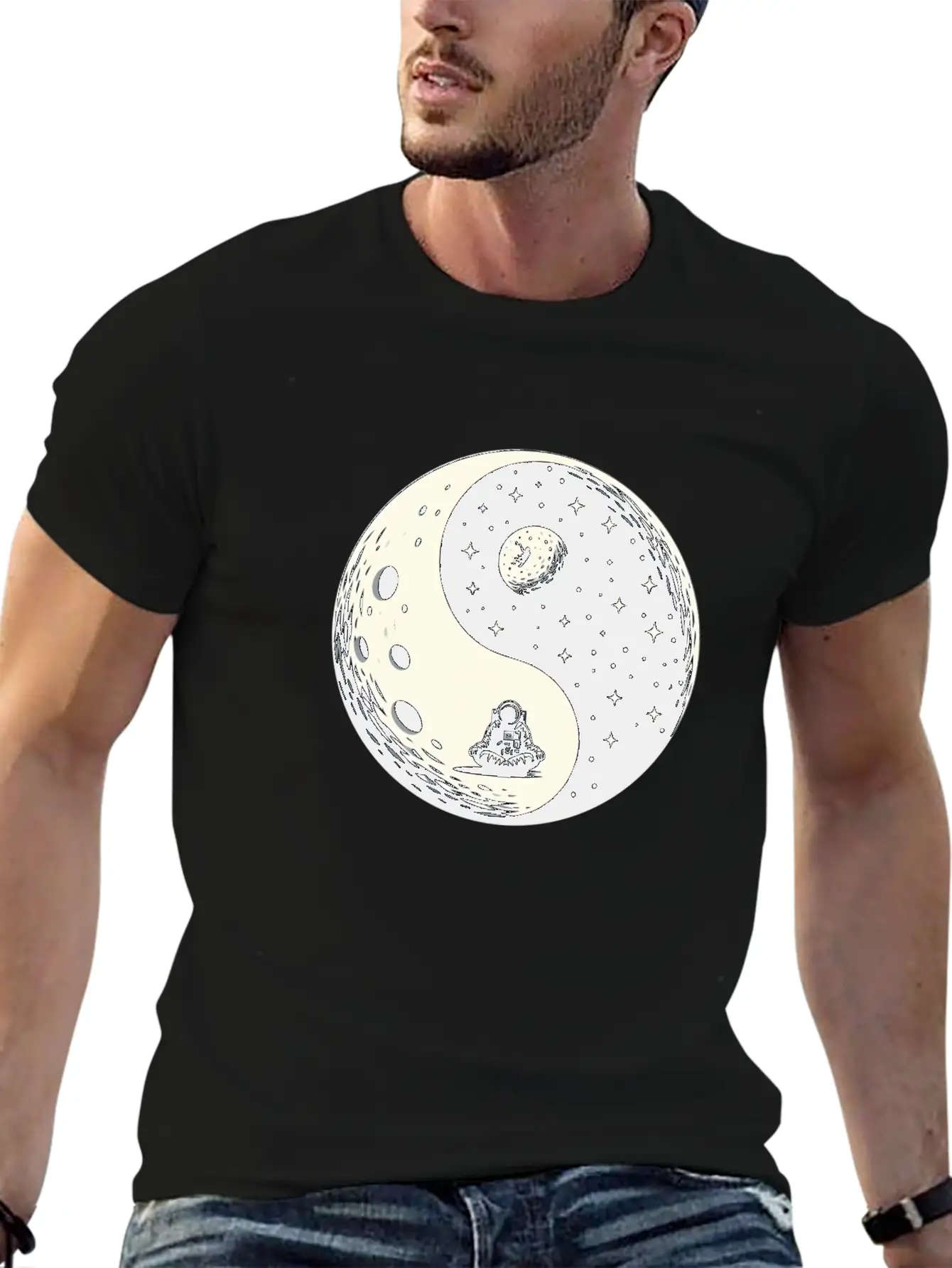 Cosmic Harmony Unisex Casual T-Shirt – Clean Design For Daily Comfort