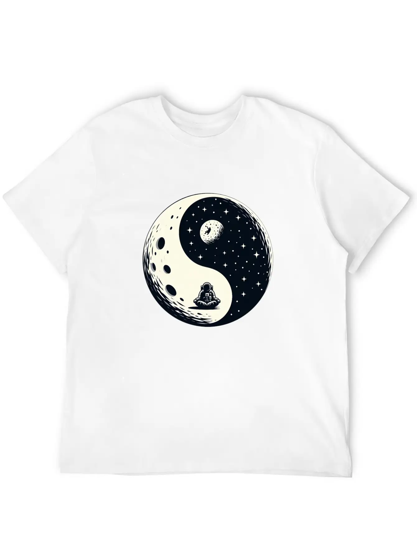 Cosmic Harmony Unisex Casual T-Shirt – Clean Design For Daily Comfort