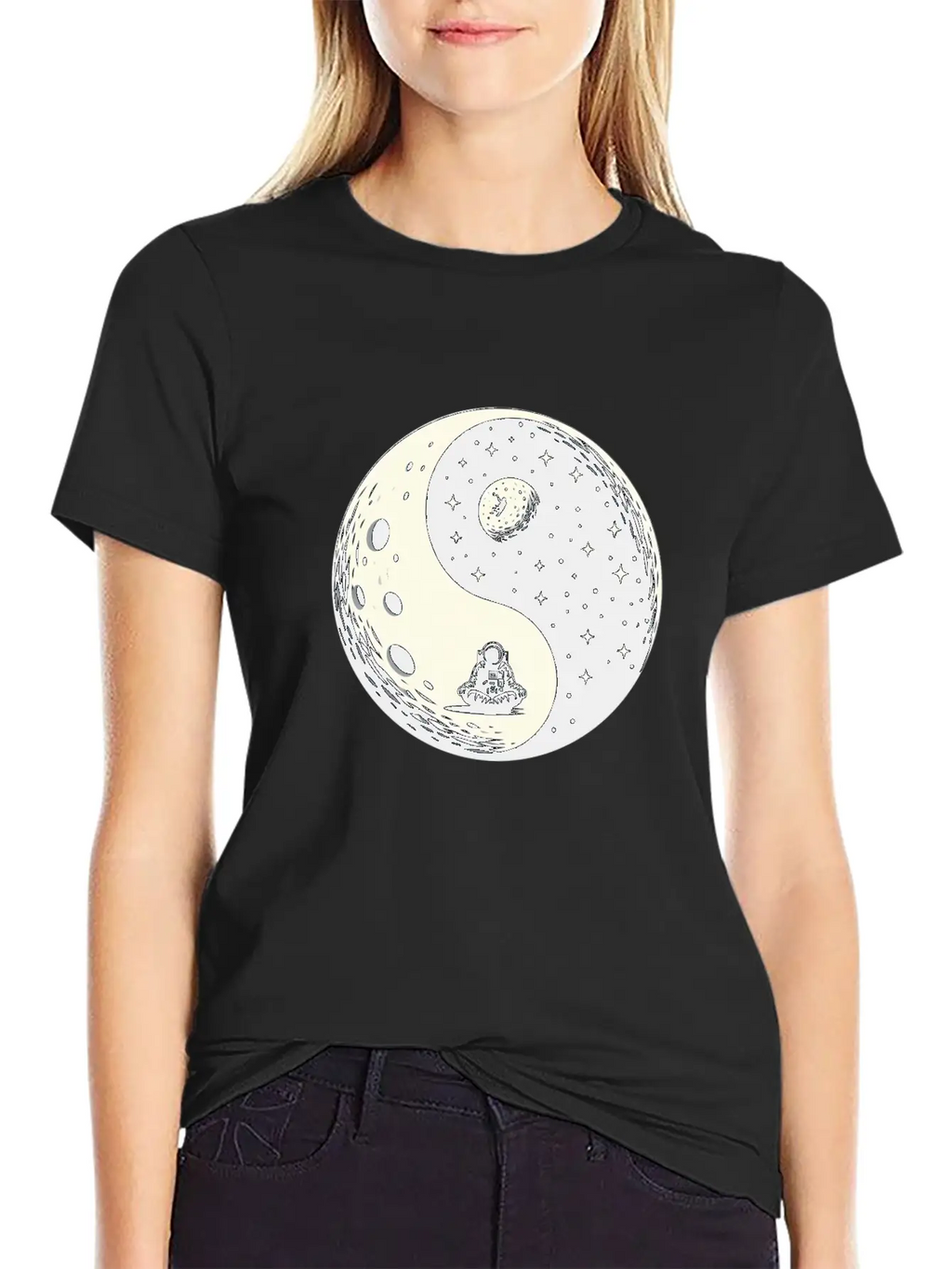 Cosmic Harmony Unisex Casual T-Shirt – Clean Design For Daily Comfort