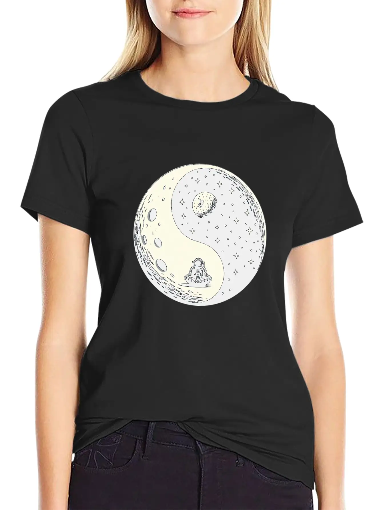 Cosmic Harmony Unisex Casual T-Shirt – Clean Design For Daily Comfort